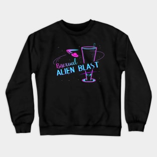 Bisexual Alien Blast Crewneck Sweatshirt